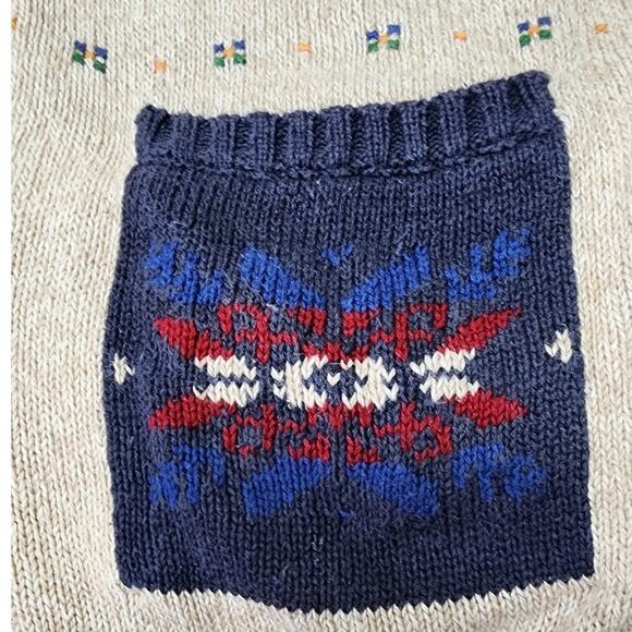 Woolrich Hand Framed Whimsical Sweater a perfect blend of warmth and style Sz SM - Picture 9 of 11